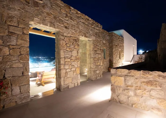 ゲストハウス Due Mari Mykonos Agios Ioannis Diakoftis